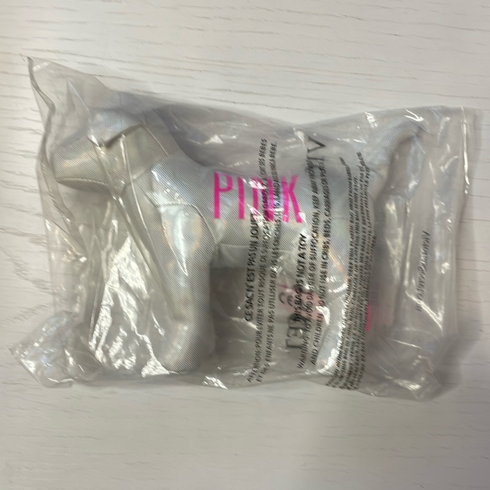 Silver Dog Plush by PINK Victoria's Secret